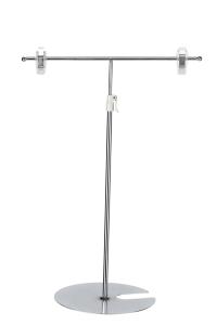 Quality POS Tabletop Sign Holder , Retail Metal Card Display Stand 5mm Iron Pole wholesale