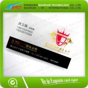 Quality Printing Transparent Loco Magnetic Stripe Business Card wholesale