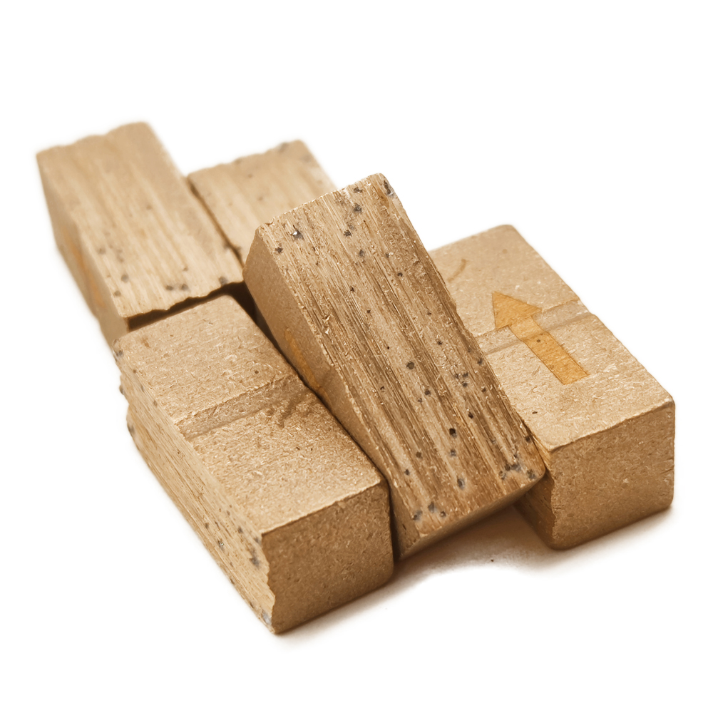 OBM Customized High Sharpness Diamond Segments for Travertine Block Cutting