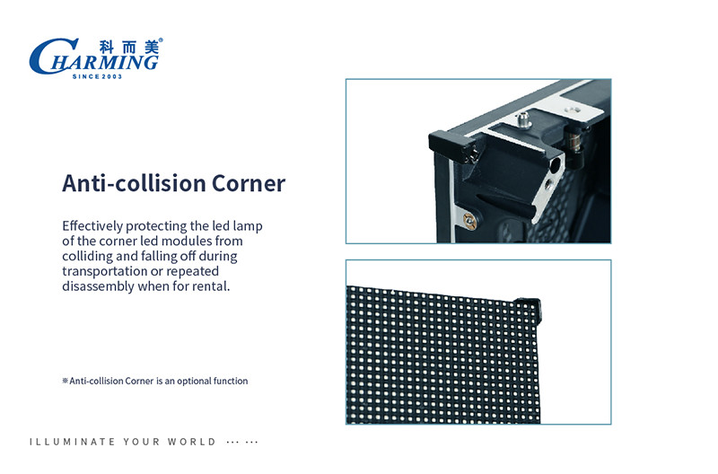 Anti Collision LED Video Wall Panels Indoor 256x128 Multipurpose