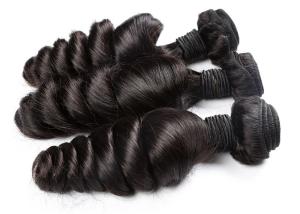 Quality Natural Color Real Remy Human Hair Extensions Long Lasting Without Knots Or Lice wholesale