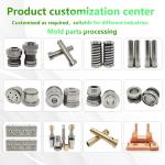 DC53 TiCN Hot Runner Mould Parts Nozzle Tips Tolerance 0.01mm