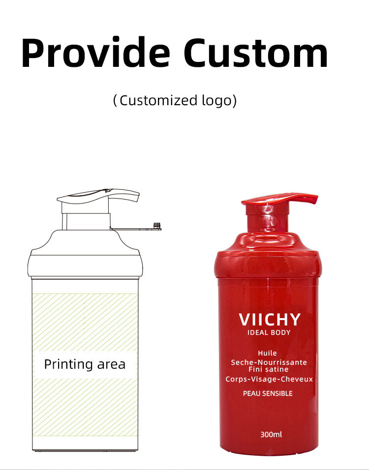 Pp Airless Bottle 300ml 400ml 500ml 750ml and 1000ml