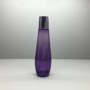 Quality 120ML 50ML Sprayed Cosmetic Packaging Glass Bottle With Lids wholesale