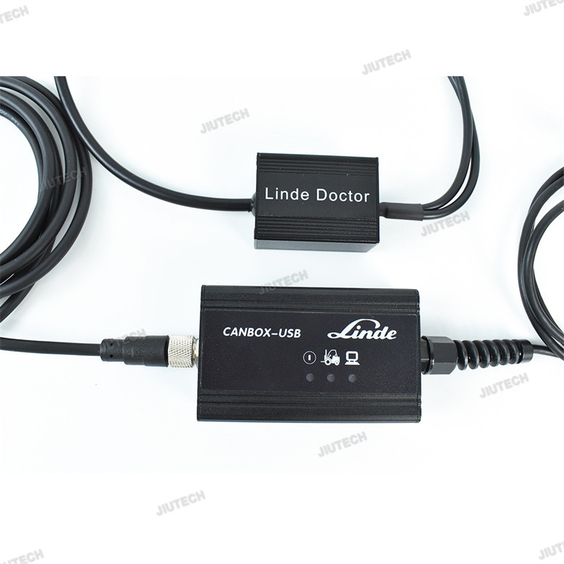 For Linde Canbox USB Doctor Forklift truck Diagnostic Cable linde pathfinder Diagnosis Interface Tool and FZ G1 tablet