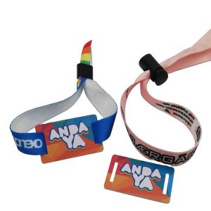 Quality One Time Use Contactless NFC RFID Wristband RFID Bracelet Tag Waterproof wholesale