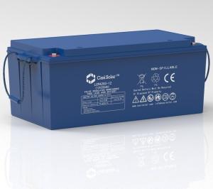 Quality Electric Tricycle 12V 250ah Agm Deep Cycle Battery Front Copper Terminal Output wholesale
