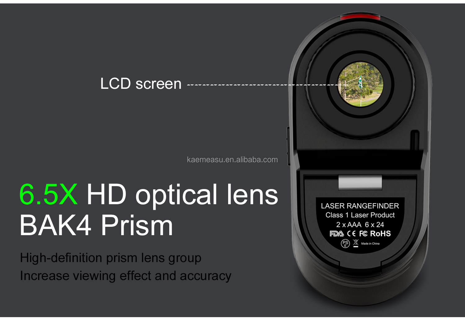 Mounted Laser rangefinder long distance meter golf rangefinder Mini Range finder telescope