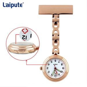 Quality Alloy Fob Watch For Nurses , 3ATM Waterproof Pocket Fob Watches wholesale