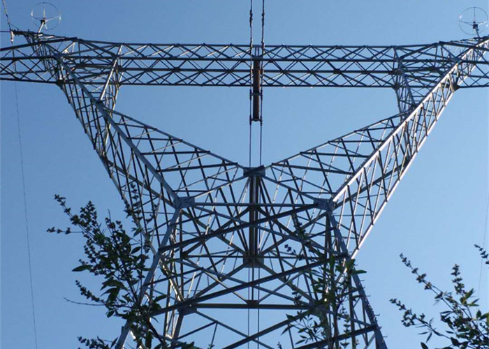Painting Q355B 4 Legs ASTM A36 Lattice Steel Towers