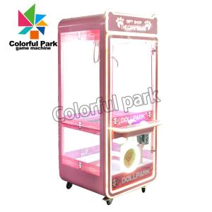 Quality Coin Operated Pusher Claw Crane Machine Deck Mobile Toy Doll Machine wholesale