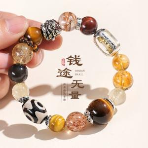 Quality Wholesale Crystal Rose Quartz Anxiety Ladies Love Crystal Beads Bracelet Natural Friendship Gifts Real Gemstone Bracelet wholesale
