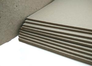 Quality Anti - Curl Gray Paperboard Laminated Cardboard Paper 2mm 1200gsm Thickness wholesale
