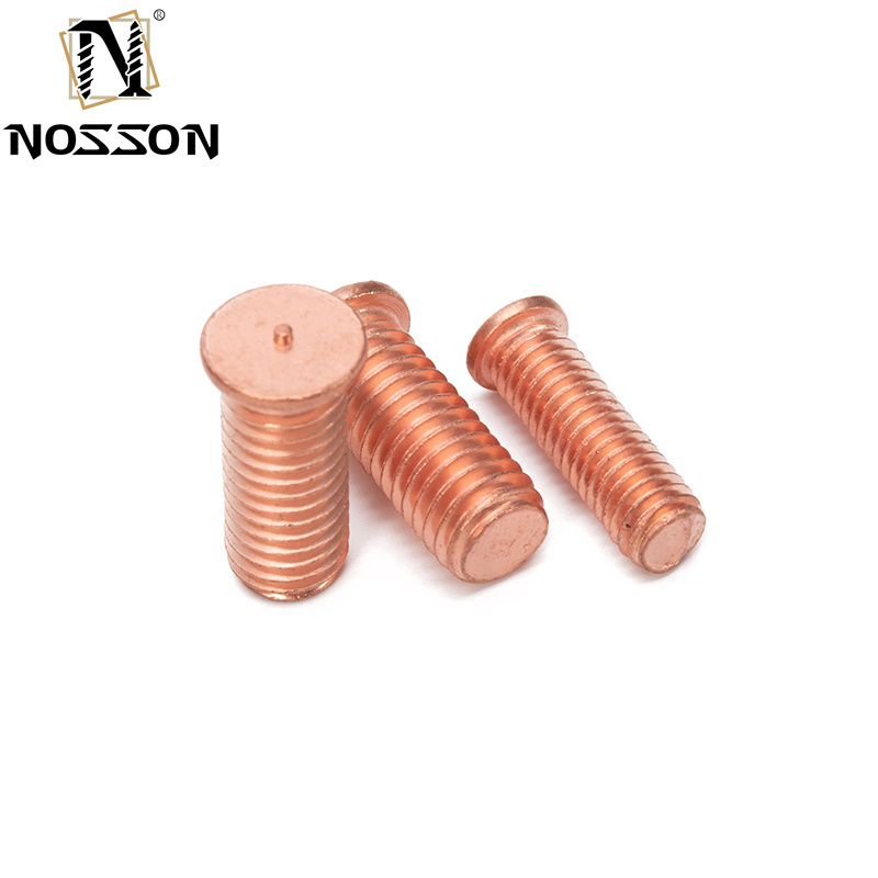 High Polishing Silver Stainless Steel SS304 Forged Blind Hole Weld Bolt for Industrial Applications in DIN Standard