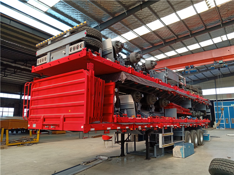 NDRC Announced Enterprise 40 Tons Curtain Semi Trailer with Dual Line Braking System