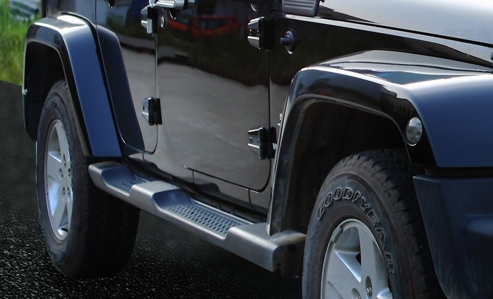 OE Running Boards Car Spare Parts For Wrangler 2007 - 2017 JK Factory Style Side Steps