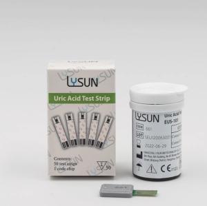 Quality Lysun GUM-101 Rapid Blood Glucose Test 50g Glu 50records UA 50 Records wholesale