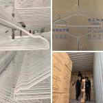 Steel Wire Dress Shirt Hangers , Dry Cleaner Slim Clothes Hangers Size Optional