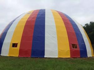 Quality Dia 5-30m PVC Coated Cover Fabric Outdoor Large Dome Tent With Steel Frame wholesale