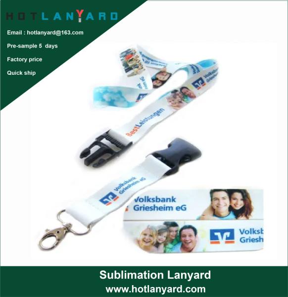 Custom Logo Sublimation Heated Transfer Neck Nylon Woven Polyester Printing