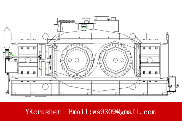 doule teeth roll crusher