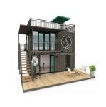 Galvanized Steel Square Tubes Modern Small Western-Style Tiny House Flat Pack