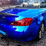 Removable Adhesive Chrome Blue Car Wrap Mirror Effect Vinyl Wrap