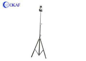 Quality Stainless Steel Telescopic Camera Mast , Manual Tripod Antenna Mast Pole 3m wholesale