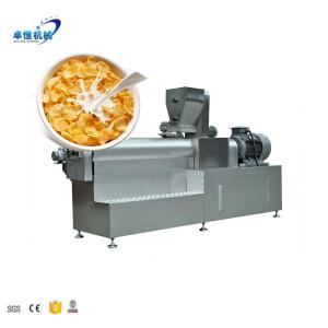 Quality Corn Flakes Manufacturing Plant And Breakfast Cereal Extruder Machine wholesale