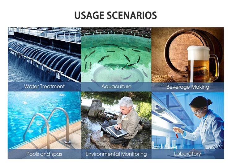 7-24VDC Operating Voltage Aquaculture RS485 Water EC Transmitter for Water Monitoring