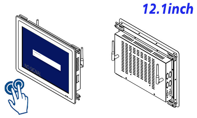 12.1-Inch Versatile Display for Medical Equipment and Automation Systems