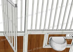 Quality 4x4m Prefabricated Bamboo Modular Horse Stable Doors wholesale