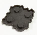 Game Console Conductive Silicone Rubber Buttons 90 Shore A