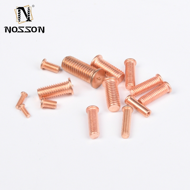 Industry Spot Welding Studs M3 M4 M5 M6 M8 M10 M12 Stainless Steel Weld Bolts Fastening DIN Standard Polishing ZINC Finish