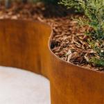 Corten Steel Landscape Straightcurve Garden Edging