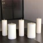 Real Wax Pillar Candle Centerpieces Wedding Centerpieces With Candelabra Table