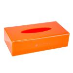 Custom orange pmma acrylic decorative trays manufacturer for hotel supply