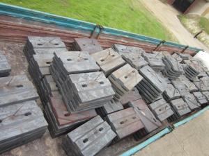 Quality Material Grade BTMCr26 Coal Mill Liners Hardness More Than HRC58 Applied in BBD4060 wholesale