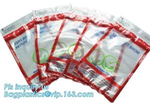 Quality Coin Bank Safety Deposit Security Bag / Evident Proof Plastic Coin Security Sealing Bag wholesale