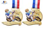 Round Banlance Bike 65MM Stock Medals With Ribbon