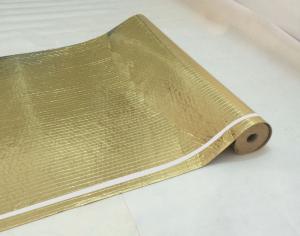 Quality High Durability Black Silver Golden Laminate Flooring Underlayment 1.6kg/m2 -2.7kg/m2 wholesale