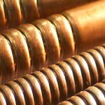 DELLOK Large Diameter Corrugated Steel Pipe Copper Heat Exchange Twisted
