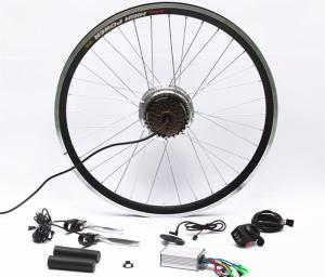 Quality 7 Speed Rear Wheel Electric Bike Hub Motor Conversion Kit With Batteries wholesale