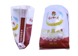 Quality 10Kg - 25Kg Polypropylene PP Woven Rice Bags Laminatted Polypropylene Grain Bags wholesale