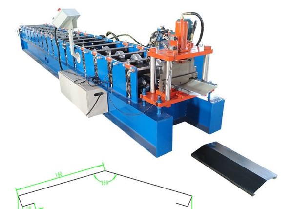 PPGI PPGL Color Steel Galvanized Ridge Capping Roll Forming Machine Hydraulic
