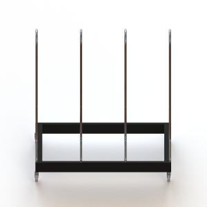 Quality Shoulder Pad Steel Display Rack Rugby Clothes 4 Holders Display Stand wholesale