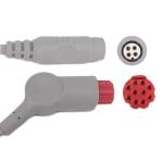 CE IBP Adapter Cable 4 Cores Conductors For GE Datex Monitor To B.Braun