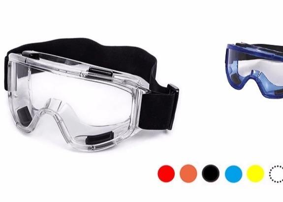 Anti Scratch Medical Safety Goggles Transparent Polycarbonate Material Dust