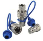 G1/2 Agricultural Quick Couplings , Carbon Steel Hydraulic Quick Coupler