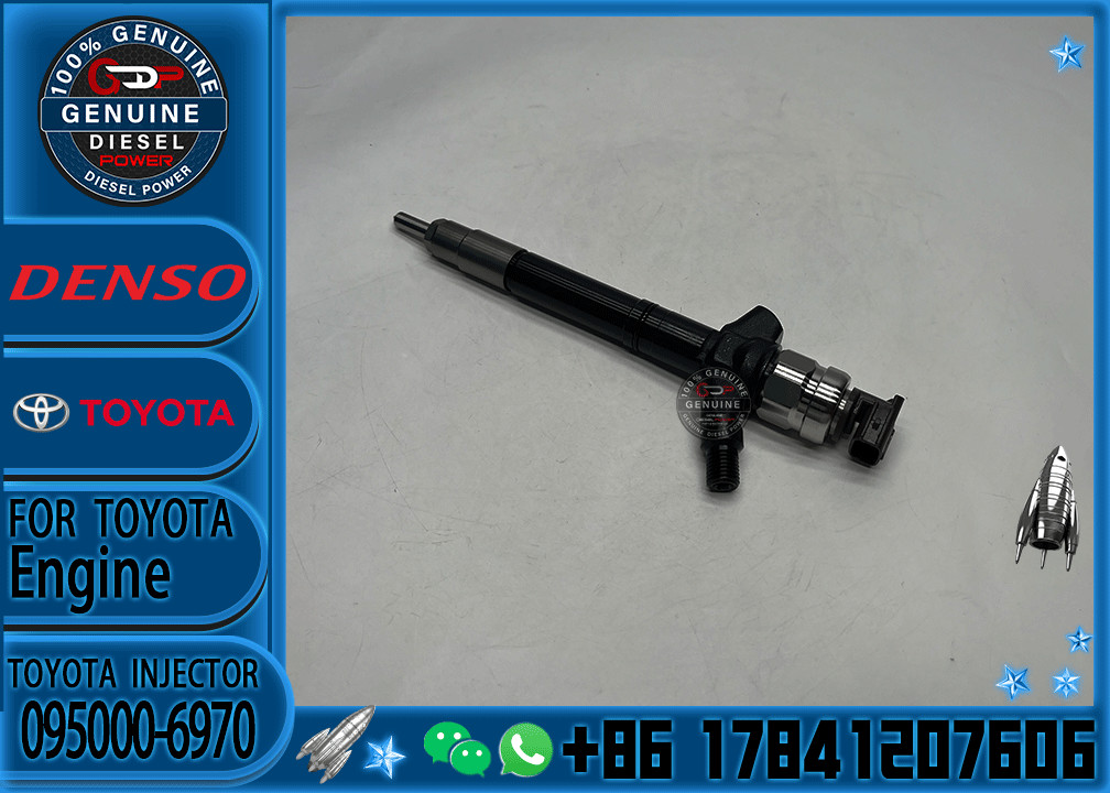 High Performance Fuel Injector 095000-6970 Common Rail Injector 23670-51040 For TOYOTA